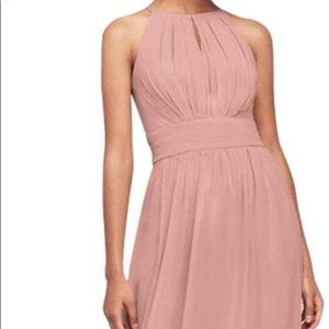 David’s Bridal ballet pink keyhole dress size 6